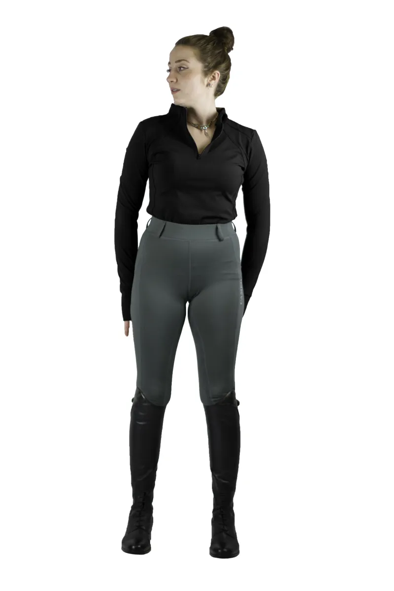 Cameo Thermo Riding Tights Pewter-2